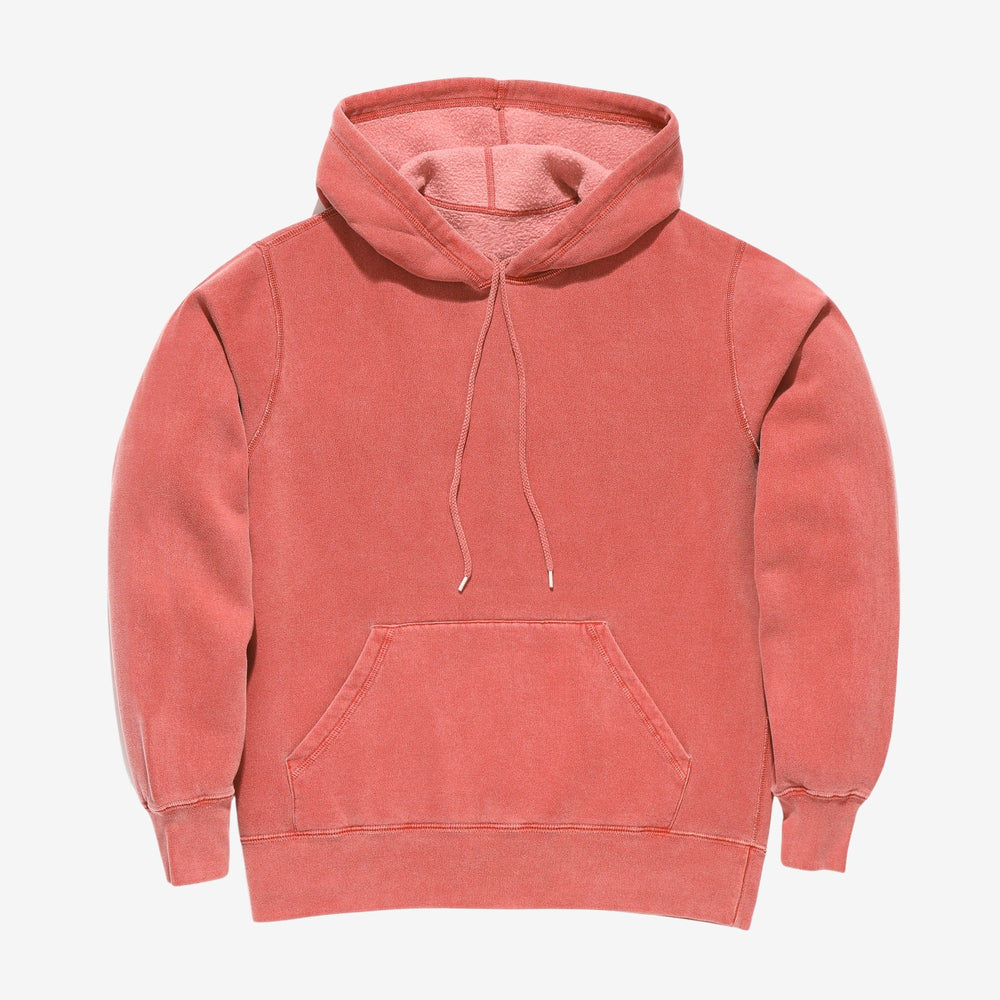 Fleece Hooded Sweatshirt - Red Sand